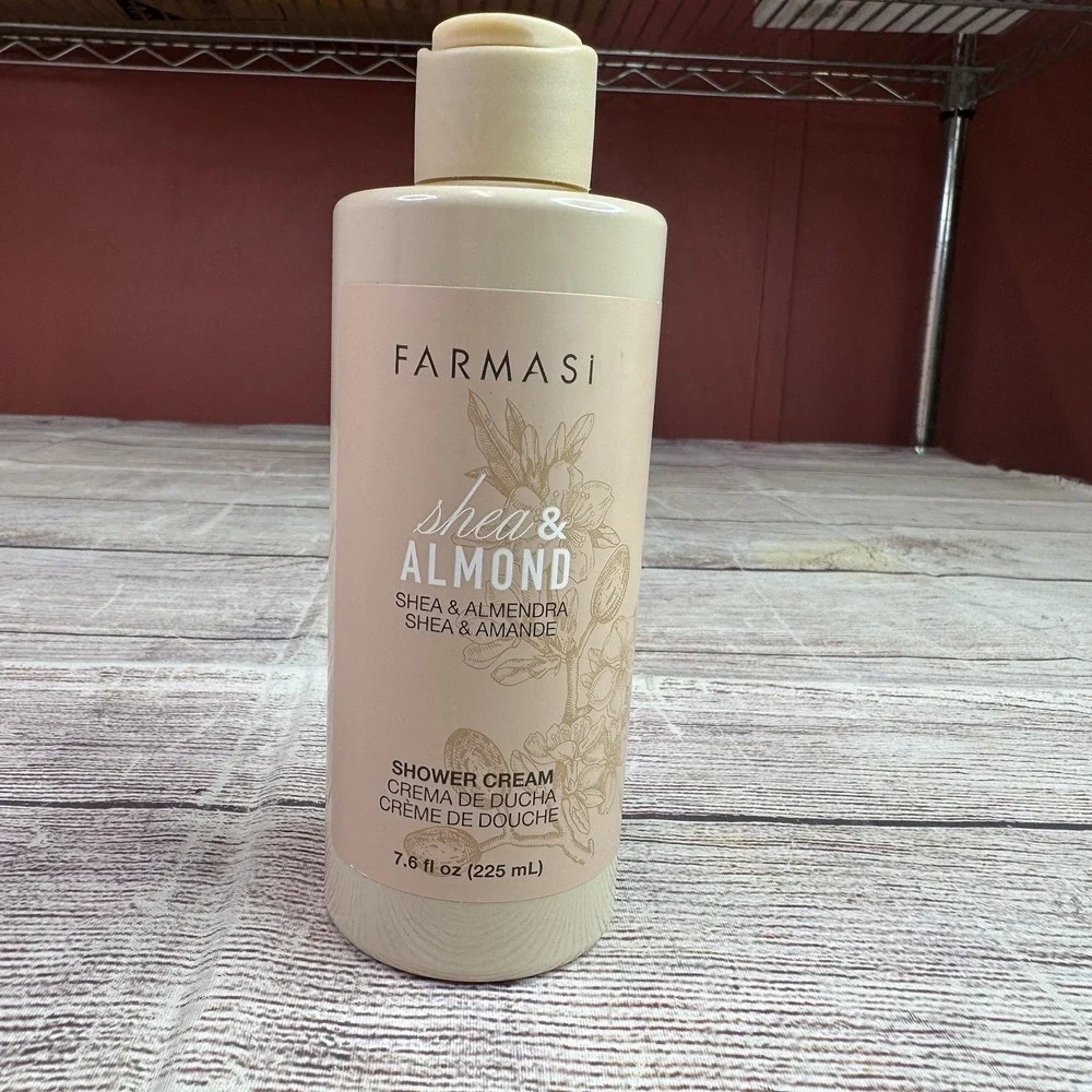 Farmasi Shea & Almond Shower Cream 7.6 oz, 225 ml Moisturizing NEW